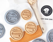 Load image into Gallery viewer, "Ball Obsessed" Dog Tennis Ball Shaped Cookie Cutter