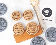 Load image into Gallery viewer, "Balls Are My Favorite" Dog Tennis Ball Shaped Cookie Cutter