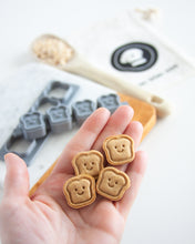 Load image into Gallery viewer, Slice of Sandwich Bread Multi-Cutter (MINI SIZE) Sets Available with Optional Stamp Tool