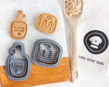 Load image into Gallery viewer, Pancakes & Maple Syrup Cookie Cutter BUNDLE (BUNDLE of 2)