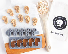 Cargar imagen en el visor de la galería, Candy Cane Multi-Cutter (MINI SIZE) Sets Available with Optional Stamp Tool