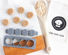 Cargar imagen en el visor de la galería, Chocolate Chip Cookies Multi-Cutter (MINI SIZE) Sets Available with Optional Stamp Tool