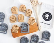 Load image into Gallery viewer, Graveyard Doggie Headstones Cookie Cutter (7 styles to choose from)