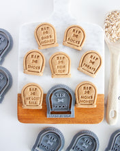 Load image into Gallery viewer, Graveyard Doggie Headstones Cookie Cutter (7 styles to choose from)