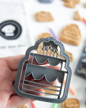 Cargar imagen en el visor de la galería, Two-Tier Cake Without OR With Dog BONES Cookie Cutter (Select Size & Style)
