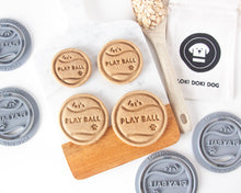 Load image into Gallery viewer, "Let's Play Ball" Tennis Ball Shaped Cookie Cutter
