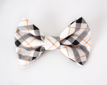 Load image into Gallery viewer, Fall Harvest Plaid Dog Bow Tie
