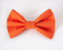 Load image into Gallery viewer, Autumn Orange Dog Bow Tie
