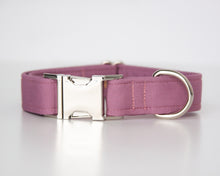 Load image into Gallery viewer, Mauve Purple Dog Collar (Personalization Available)
