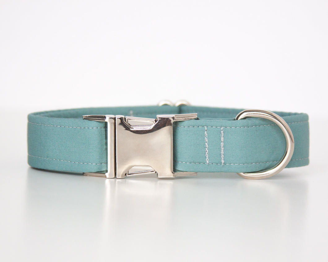 Spruce Green Dog Collar (Personalization Available)