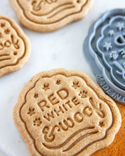 Charger l'image dans la galerie, "Red, White & Woof" Dog Treat Cookie Cutter
