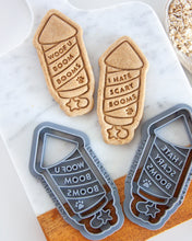 Charger l'image dans la galerie, "Woof U Boom Booms" or "I Hate Scary Fireworks" Firework Rocket Cookie Cutter