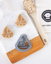 Load image into Gallery viewer, Sailboat Dog Biscuit Cookie Cutter