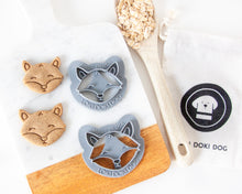 Load image into Gallery viewer, Happy Fox Face Cookie Cutter