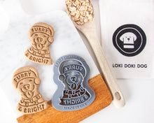 Load image into Gallery viewer, "Furry & Bright" DOG With Christmas Lights-  Cookie Cutter