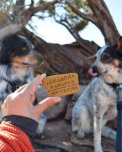 Load image into Gallery viewer, Park Sign "Adventure Awaits" Cookie Cutter (Personalized)