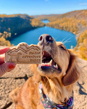 Load image into Gallery viewer, "The Best Adventure Buddy" Dog & Mountains Cookie Cutter
