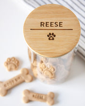 Load image into Gallery viewer, Treat Jar for Dogs + Pets (Personalized & Engraved)