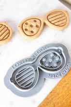 Load image into Gallery viewer, Patriotic Shades, Sunglass Shaped Dog Biscuit Cookie Cutter