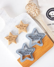 Load image into Gallery viewer, Patriotic Star Spangled Dog Star Shape Cookie Cutter (4 Styles to Choose From)