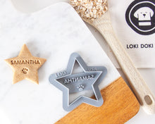 Load image into Gallery viewer, Star Shaped Dog Biscuit Cookie Cutter (Personalized)
