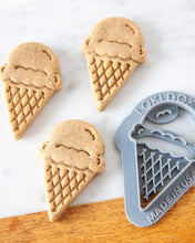 Load image into Gallery viewer, Ice Cream Cone Shaped Cookie Cutter
