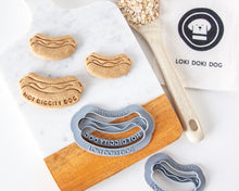 Load image into Gallery viewer, &quot;Hot Diggity Dog&quot;, Hot Dog Shaped Cookie Cutter
