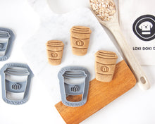 Load image into Gallery viewer, Pumpkin Spice Latte Coffee Cup Cookie Cutter (Select Size)
