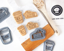 Load image into Gallery viewer, Pumpkin Spice Latte + "Sweeter Than Pie" Cookie Cutter Bundle (BUNDLE of 2)