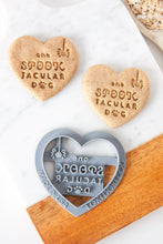 Load image into Gallery viewer, &quot;One Spooktacular Dog&quot; Heart Shape Dog Biscuit Cookie Cutter
