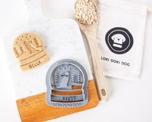 Charger l'image dans la galerie, Emporte-pièce en forme de boule à neige (ANIMAL UNIQUE - Silhouettes de chien et de chat au choix)