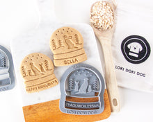 Load image into Gallery viewer, Snow Globe Shape Cookie Cutter (MULTI PET- Dog & Cat silhouettes to choose from)