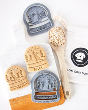 Charger l'image dans la galerie, Emporte-pièce en forme de boule à neige (ANIMAL UNIQUE - Silhouettes de chien et de chat au choix)