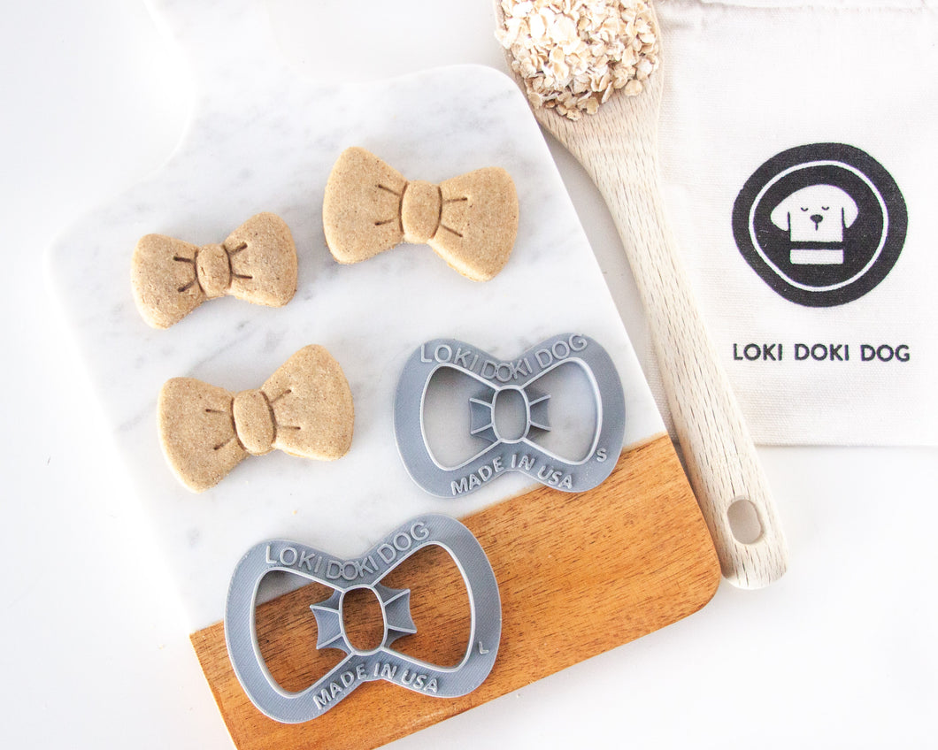 Bow Tie Shape Dog Biscuit Cookie Cutter