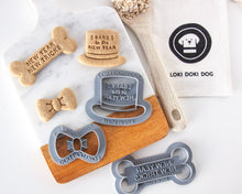 Load image into Gallery viewer, New Year Party Dog Treat Cookie Cutter Bundle (BUNDLE of 3)