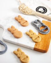 Load image into Gallery viewer, Marshmallow Bunny Cookie Cutter (Personalized)