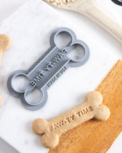 Load image into Gallery viewer, "Paw-ty Time" Bone Shaped Cookie Cutter