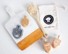 Load image into Gallery viewer, Dreidel Cookie Cutter -  Hanukkah Dog Cookie Cutter