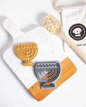 Load image into Gallery viewer, Menorah Cookie Cutter -  Hanukkah Dog Cookie Cutter