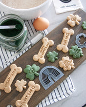 Load image into Gallery viewer, "Too Cute to Pinch" or "My Lucky Charm" Clover Shape Cookie Cutter