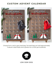 Cargar imagen en el visor de la galería, Calendario de Adviento de Perros Personalizado para Navidad - SOLO RESERVA. Cantidad limitada.
