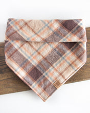 Cargar imagen en el visor de la galería, Countryside Plaid Flannel Dog Bandana (Personalization Available)

