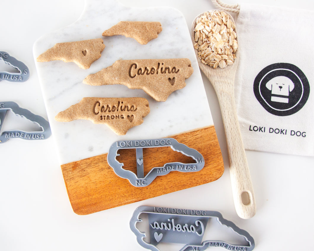 North Carolina State Shaped Cookie Cutter (Multiple Styles Available)