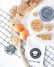 Load image into Gallery viewer, Valentine&#39;s Day Dog Bone Shaped Cookie Cutters
