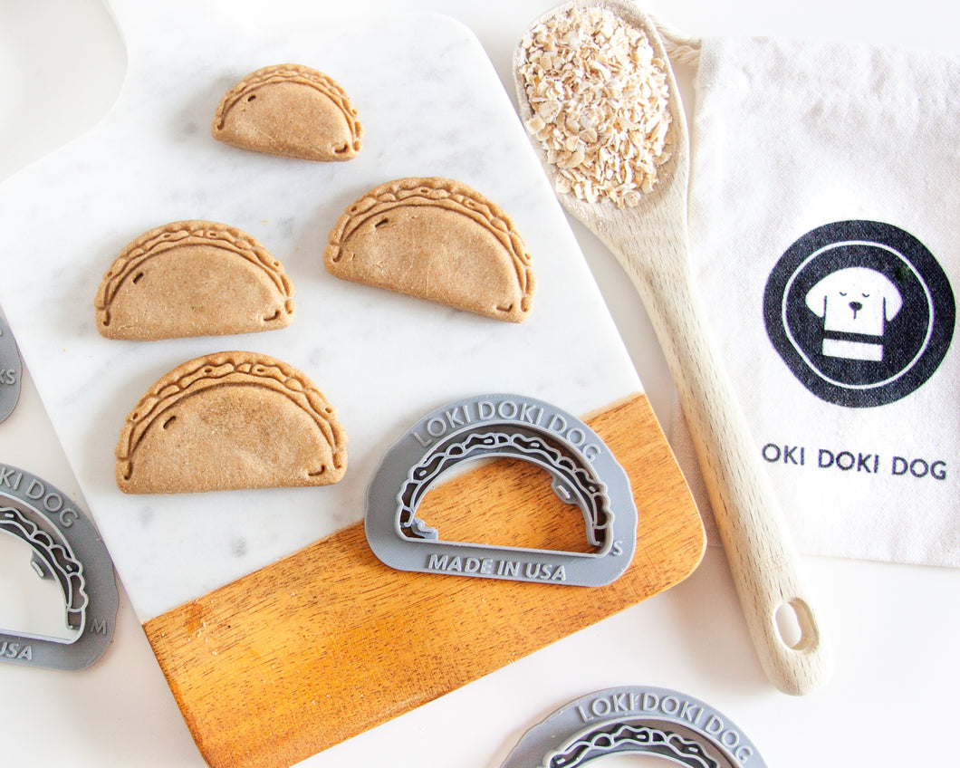 Classic Taco Cookie Cutter (Multiple Sizes Available)
