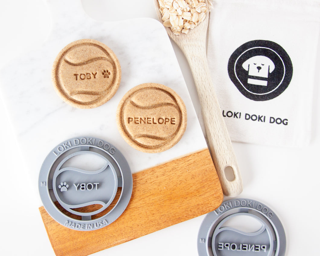 Cortador de galletas de pelota de tenis personalizado
