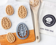 Load image into Gallery viewer, Easter Egg Full of Hearts Cookie Cutter (Select Size)
