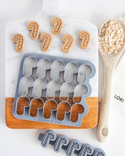 Cargar imagen en el visor de la galería, Candy Cane Multi-Cutter (MINI SIZE) Sets Available with Optional Stamp Tool
