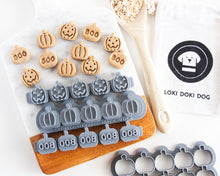 Load image into Gallery viewer, Pumpkin Multi-Cutter (MINI SIZE) Sets Available with Optional Stamp Tool (3 Styles of Stamp Tools Available)
