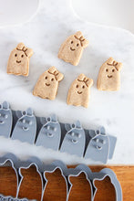 Load image into Gallery viewer, Girly Ghost with Bow Multi-Cutter (MINI SIZE) Sets Available with Optional Stamp Tool
